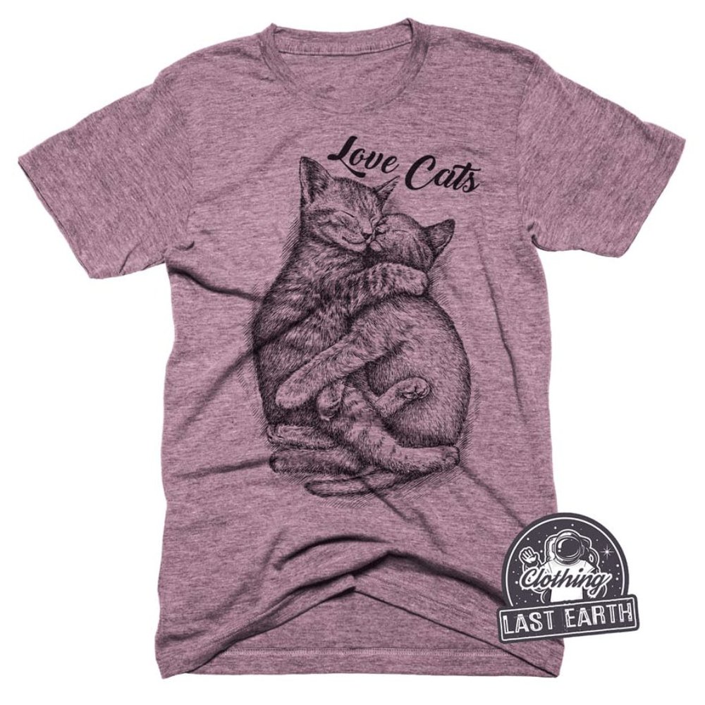 Love Cats T-Shirt Cats in Love Shirt Cute Cat Shirt The Cure Cat Lovers
